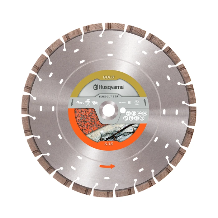 Husqvarna Elite-Cut S35 Exo-Grit Diamond Blade - 16”/400mm