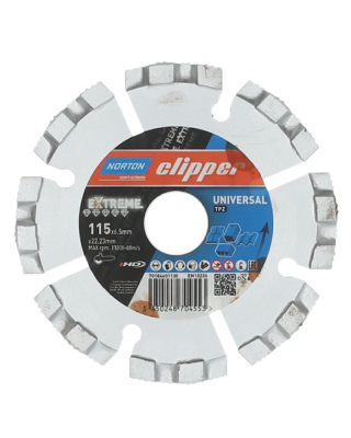 Clipper Extreme Universal TP-Z 6.5mm Wide Mortar Raking Blade - 4.5"/115mm