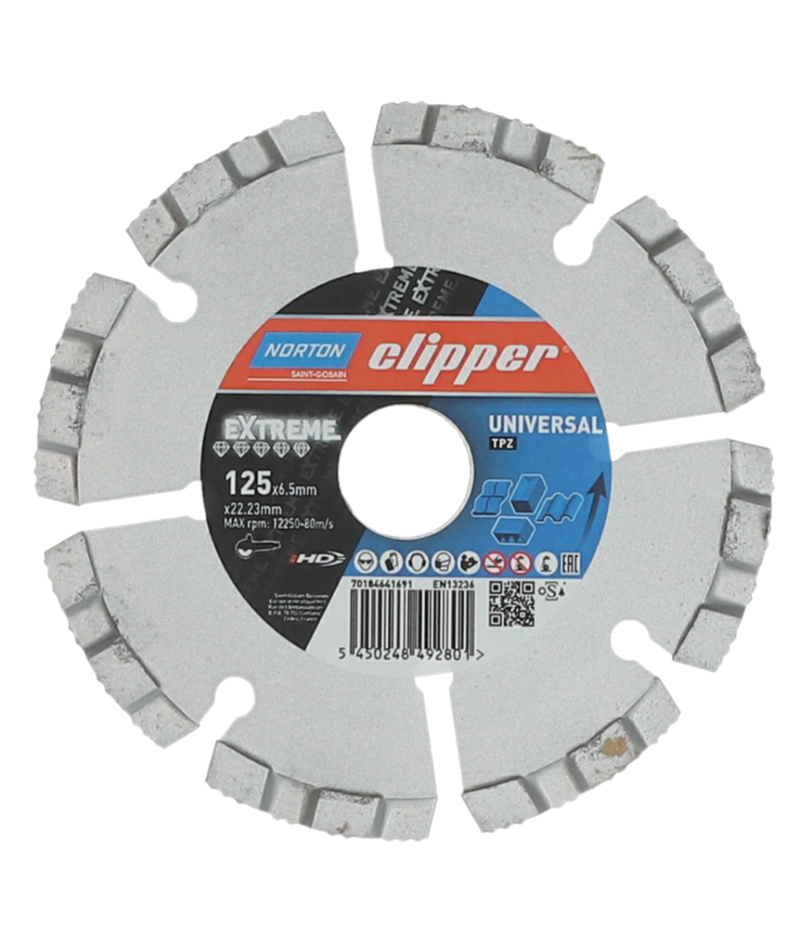 Clipper Raking Clipper Extreme Universal TP-Z 6.5mm Wide Mortar Raking Blade - 5 ...