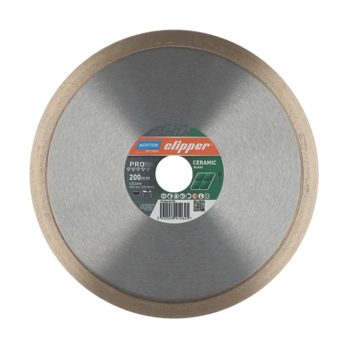 Clipper Pro Ceram GLASS Diamond Blade - 8"/200mm Clipper Pro Ceram GLASS Diamond Blade - 8"/200mm