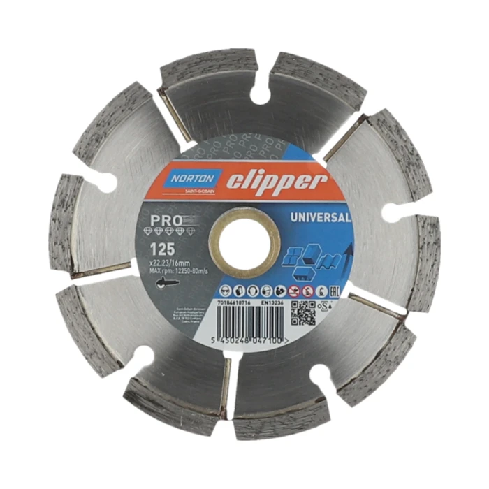 Clipper Pro Universal TP 4.5mm Wide Mortar Raking Blade - 5"/125mm Clipper Pro Universal TP 4.5mm Wide Mortar Raking Blade - 5"/125mm