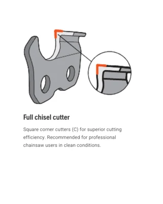 Husqvarna X-CUT C85 Saw Chain - Chisel 3/8” 1.5mm (15-36”) Husqvarna X-CUT C85 Saw Chain - Chisel 3/8” 1.5mm (15-36”)
