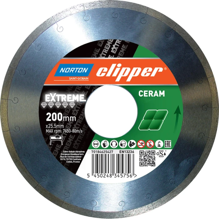 Clipper Extreme Ceramic Diamond Blade - 8"/200mm Clipper Extreme Ceram Diamond Blade