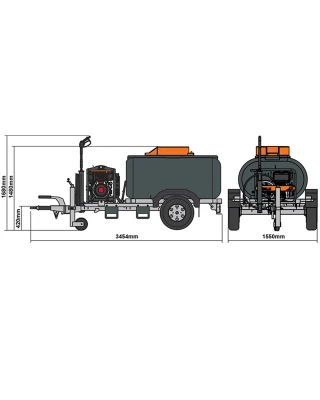 Altrad Belle BWX 15/250 Bowser Pressure Washer (250 Bar / 3600 PSI) Altrad Belle BWX 15/250 Bowser Pressure Washer (250 Bar / 3600 PSI)