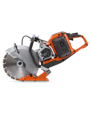 Vac Attachment on Battery Disc Cutter