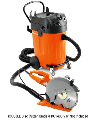 Husqvarna Vac Attachment - K535i, K4000, K540i, K1 PACE Vac Attachment with Saw & Vacuum Unit