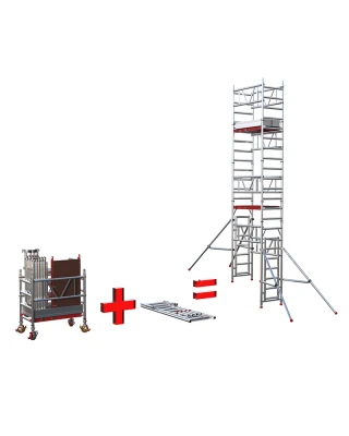 Mi Tower Stairs - 4.2M Platform Height (6.2M Working Height)