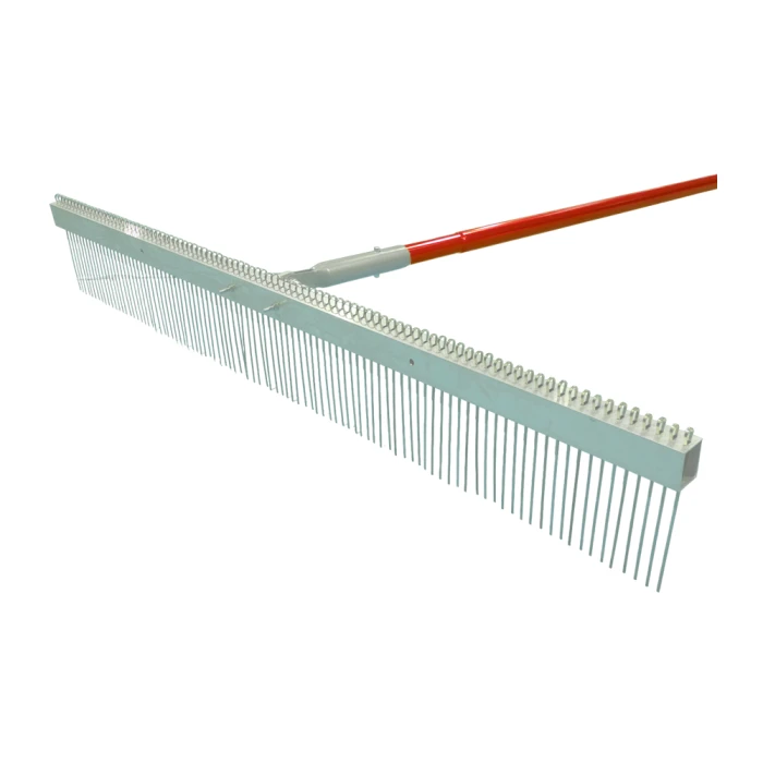 Flat Wire Texture Broom - 48” (½” Spacing) Flat Wire Texture Broom - 48” (½” Spacing)