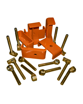Red Band VSA55 Dual Beam Screed - Petrol Bolts, Levers & Clamps (included)