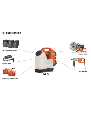 Husqvarna WT15i Pressurised Water Tank - 36V Battery Husqvarna WT15i Pressurised Water Tank - 36V Battery