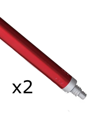 2x 45mm x 1830mm Threaded Handle