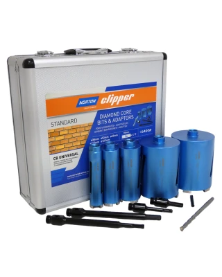 Clipper 5-Piece ½” BSP Female Drill Core Bit Plumbers Box Set