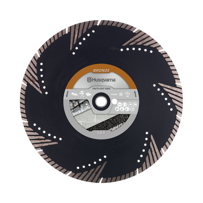 Husqvarna Tacti-Cut S65 Diamond Blade - 14"/350mm Husqvarna Tacti-Cut S65 Diamond Blade - 14"/350mm