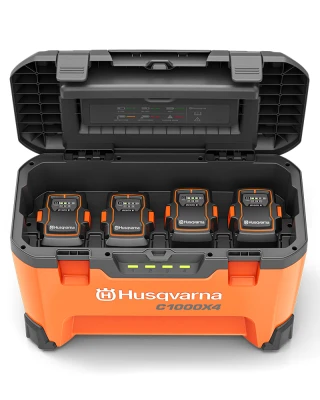 Husqvarna 40-C1000X4 36V Battery Multi-Rack Charger (1000W) Husqvarna 40-C1000X4 36V Battery Multi-Rack Charger (1000W)