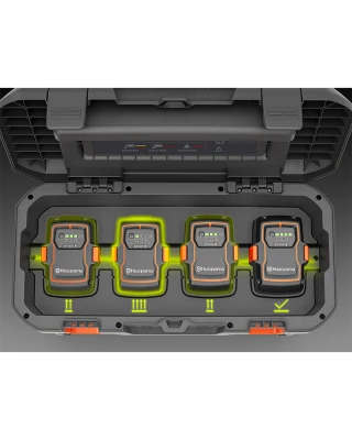 Husqvarna 40-C1000X4 36V Battery Multi-Rack Charger (1000W) Husqvarna 40-C1000X4 36V Battery Multi-Rack Charger (1000W)