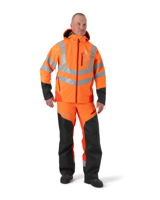 Husqvarna Technical Rain Vent High-Viz Jacket, Mens