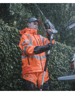 Husqvarna Technical Rain Vent High-Viz Jacket, Mens