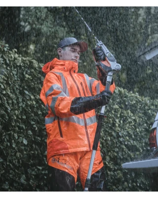 Technical Rain Vent High-Viz Jacket, Mens - XL