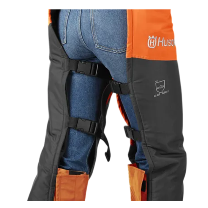 Husqvarna Chainsaw Chaps, Functional (Class 1) - Red Band UK