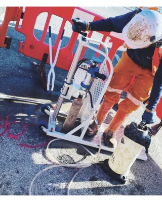 Simplex Stand-On Core Drill Stand