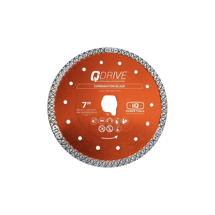 Q-Drive™ Combo Diamond Blade 7"/180mm Q-Drive™ Combo Diamond Blade 7"/180mm