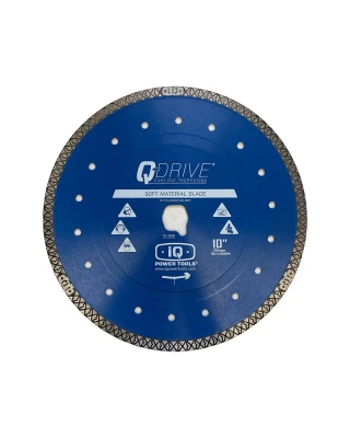 Q-Drive™ Soft Material Cool Cut Diamond Blade 10"/254mm