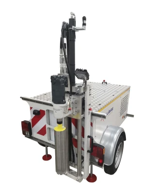 Xcalibre T4L Lateral Trailer Drill Rig (200mm Ø) - Diesel