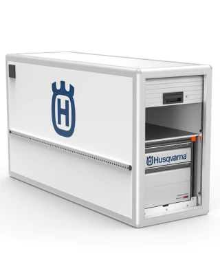 Husqvarna 36V Battery (x16) Charging Hub L Flatbed