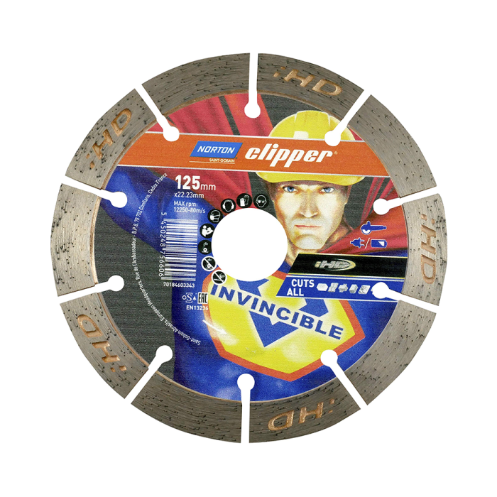 Clipper Invincible Diamond Blade - 5"/125mm Clipper Invincible Diamond Blade - 5"/125mm