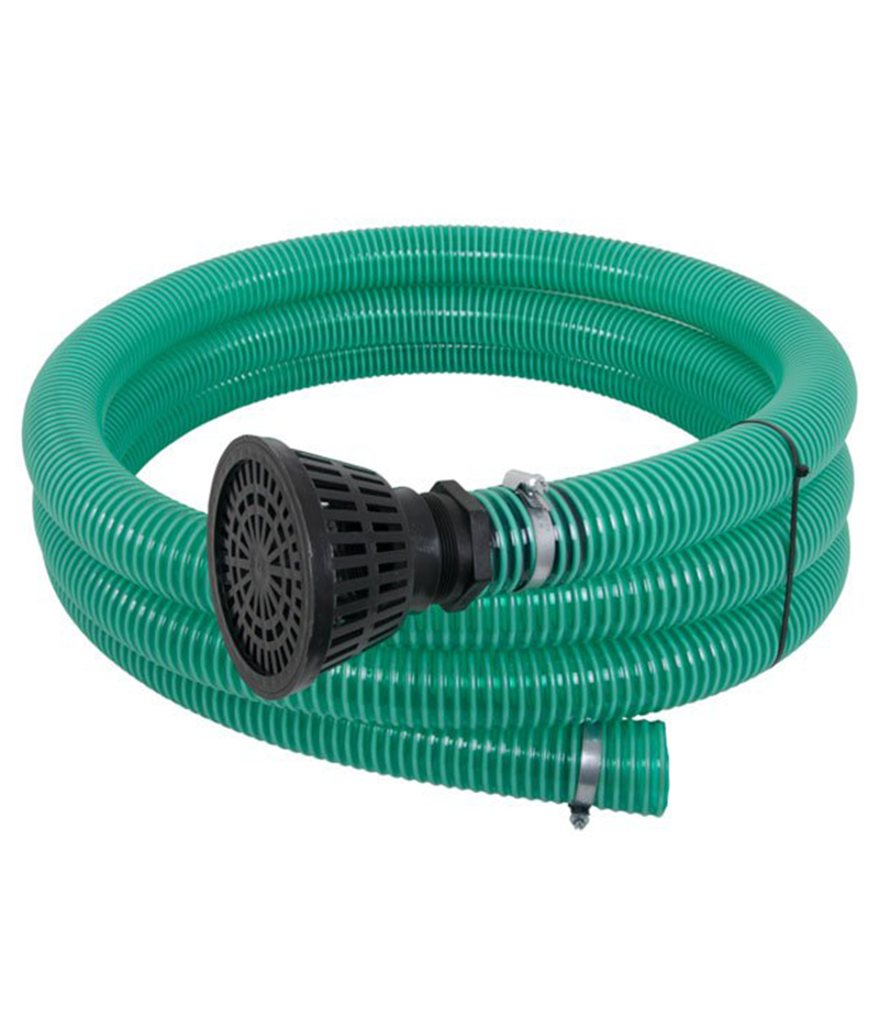 Product Image for Green Spiral Suction Hose – 1″/25mm c/w Strainer