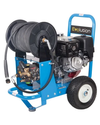 Evolution 2 15250-HR Pressure Washer with Hose Reel (250 Bar / 3626 PSI) - Petrol