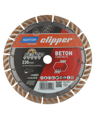 Clipper Extreme Beton Silencio Diamond Blade – 9”/230mm