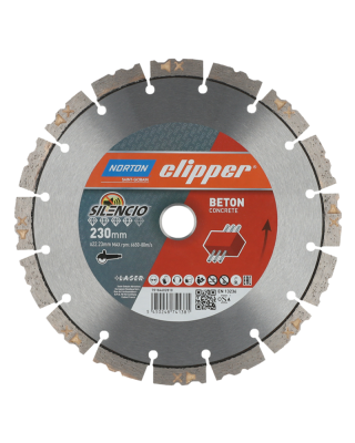 Clipper Pro Beton Silencio Diamond Blade – 9”/230mm