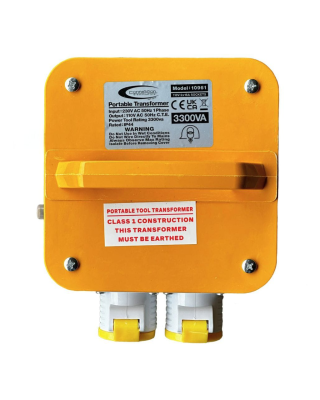 Connexion Standard 3kVA Tool Transformer 2 x 16A - 110V Connexion Standard 3kVA Tool Transformer 2 x 16A - 110V