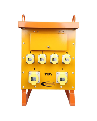 Connexion 10kVA Site Transformer 4 x 16A, 2 x 32A - 110V Connexion 10kVA Site Transformer 4 x 16A, 2 x 32A - 110V