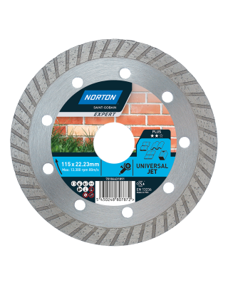 Clipper Expert Universal Jet Diamond Blade - 4.5"/115mm