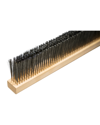 36" Steel Concrete Finishing Broom with Wood Handle 36" Steel Concrete Finishing Broom with Wood Handle