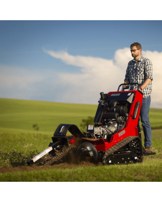 Barreto 2036RTK Stand-On Tracked Trencher - Petrol
