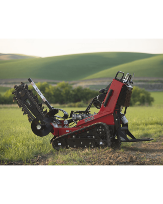 Barreto 2036RTK Stand-On Tracked Trencher - Petrol