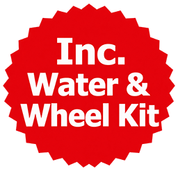 Water & Wheel Kit Included