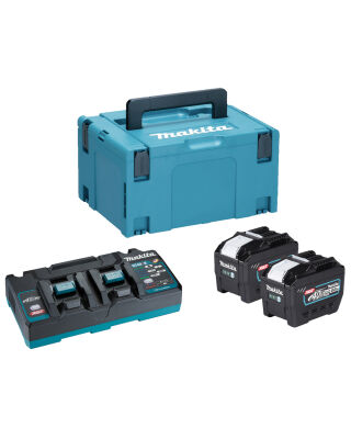 Makita 40v XGT Power Source Kit (2x 8.0Ah Batts, 1x DC40RB Charger & Makpac Case)
