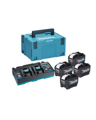Makita 40v XGT Power Source Kit (4x 8.0Ah Batts, 1x DC40RB Charger & Makpac Case)