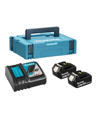 Makita 18v LXT Power Source Kit (2x 6.0Ah Batts, 1x DC18RC Charger & Makpac Case)