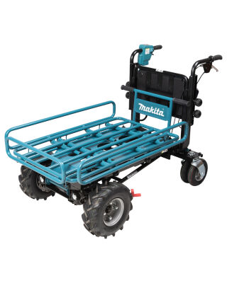 Makita DCU604Z LXT Brushless Wheelbarrow with Pipe Frame - 36V Battery