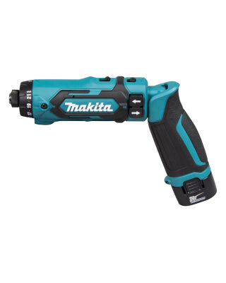 Makita DF012DSE 7.2V Pencil Drill Driver - 2 X 1.5AH Batts & Charger