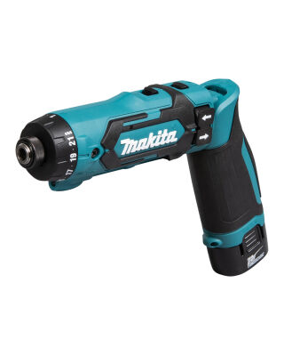 Makita DF012DSE 7.2V Pencil Drill Driver - 2 X 1.5AH Batts & Charger
