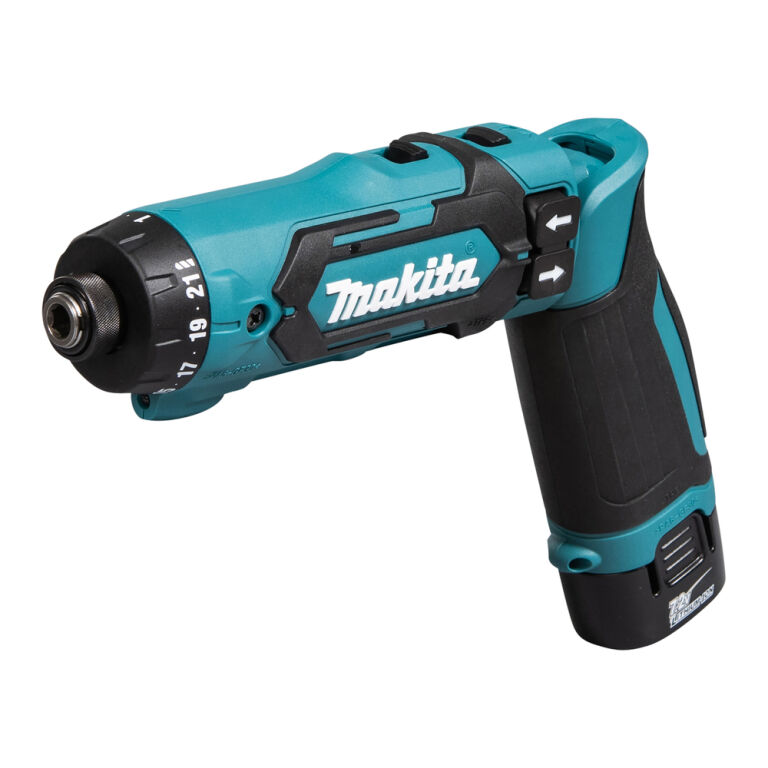 Makita DF012DSE 7.2V Pencil Drill Driver - 2 X 1.5AH Batts & Charger