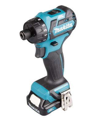 Makita DF032DSAJ 12V Brushless Drill Driver - 2X 2.0AH Batts & Fast Charger & Case