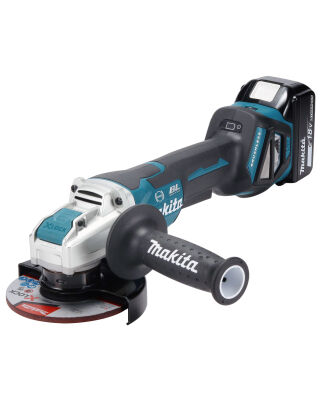 Makita DGA519Z 18V Brushless Angle Grinder 125MM Paddle Switch & X-LOCK