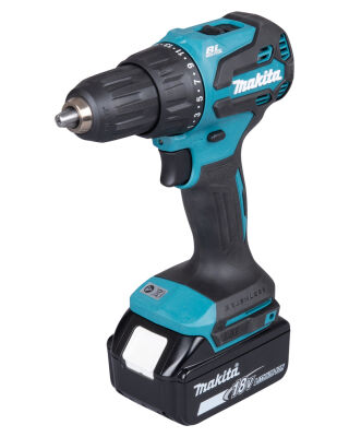 Makita DHP490RTJ 18V Brushless Combi Drill 65NM - 2X 5.0AH Batteries & Charger & Case